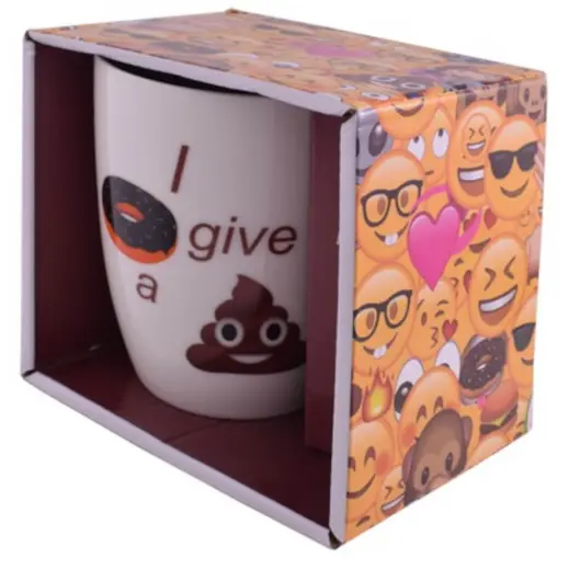 Emoji Oval Cone Mug Box